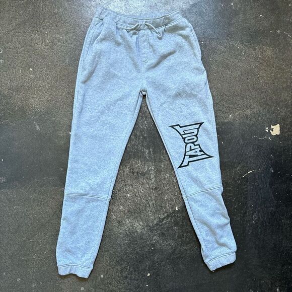 Tapout Kids Grey Youth Size XL Sweatpants Big Side Logo Elastic Waist Band - Picture 1 of 16